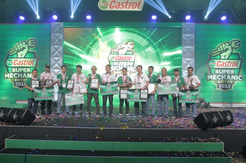 Wahyu Hari Pamuji, Andreas Hutama, Herwin, Hari Wijaya Terbaik di Ajang Kontes Castrol Asia Pasific Cars Super Mechanic