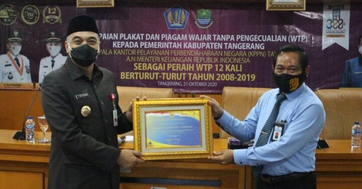 Pemerintah Kabupaten Tangerang Meraih WTF Lebih Dari 10 Kali
