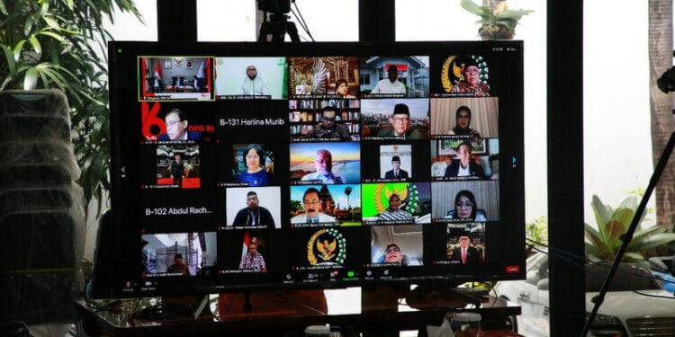 DPD RI Gelar Sidang Paripurna Ke-4 Tahun 2020-2021 Secara Virtual