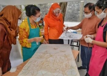 Kemenhub Sinergi dengan Dekranas, Manfaatkan Potensi Tamarin untuk Membatik