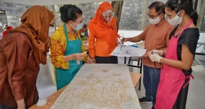Kemenhub Sinergi dengan Dekranas, Manfaatkan Potensi Tamarin untuk Membatik