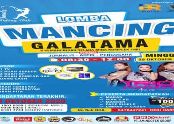 Puluhan Wartawan, Artis dan Pengusaha Bakal Hadir pada Lomba Mancing Galatama