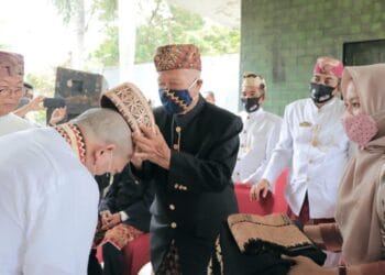 LaNyalla Dapat Gelar Adat Marga Way Kanan