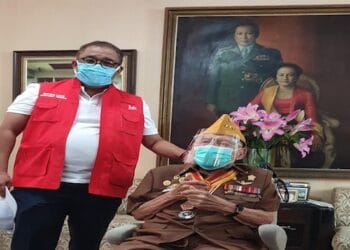 Kemensos RI Silaturahmi dan Bakti Sosial Kepahlawanan di Kediaman KRMH Soerjowirjohadipoetro