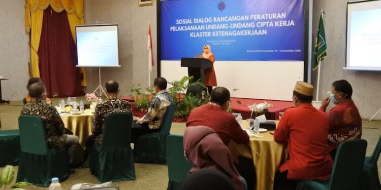 Susun RPP UU Cipta Kerja, Kemnaker Libatkan Masyarakat Daerah