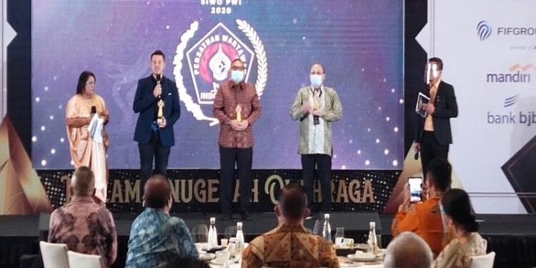 Malam Anugerah Olahraga ‘Golden Award’ Siwo PWI Pusat 2020 Berlangsung Sukses