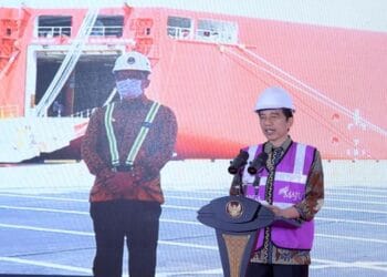 Presiden Jokowi Lakukan Peluncuran Awal Pelabuhan Internasional Patimban