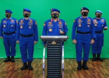 Kapolri Pimpin Upacara Peringatan HUT Ke-70 Korpolairud Secara Virtual