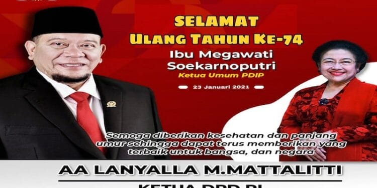 Ketua DPD RI Sampaikan Doa di Hari Ulang Tahun Megawati Soekarnoputri