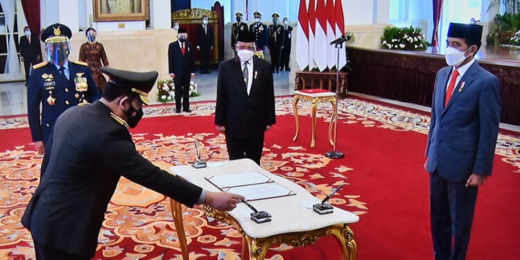 Presiden Lantik Listyo Sigit Prabowo Sebagai Kapolri