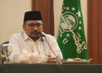 Temui Ketum PBNU, Menag Yaqut Minta Doa Keluarga Besar NU