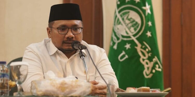 Temui Ketum PBNU, Menag Yaqut Minta Doa Keluarga Besar NU