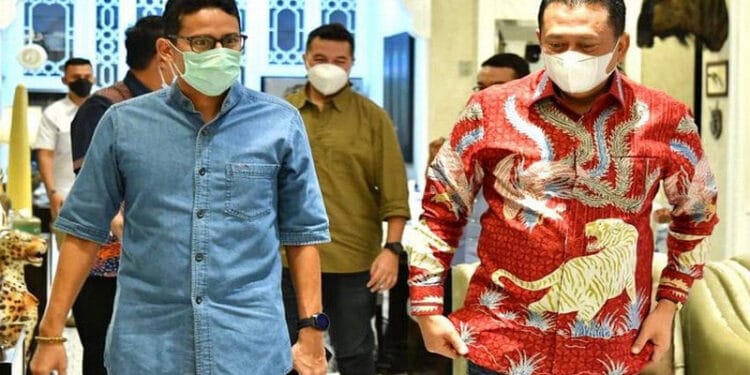 Bamsoet-Sandiaga Sepakat Kembangkan Pariwisata Otomotif di Indonesia