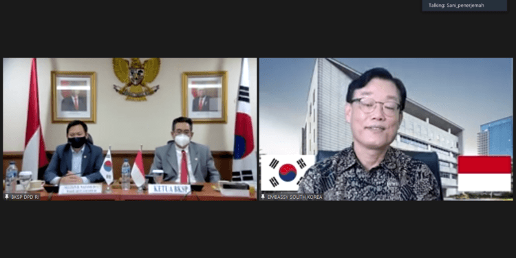 Dubes Korsel Sambut Baik Keinginan DPD Perkuat Kerjasana dengan Majelis Nasional Korea