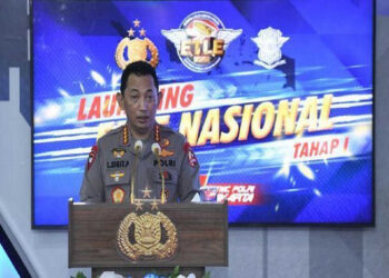 Tingkatkan Kesadaran Berlalu Lintas, Kapolri Luncurkan Tilang Elektronik Nasional