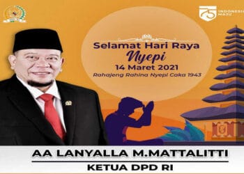 Ketua DPD RI Sebut Hari Raya Nyepi Momen Menemukan Makna Kehidupan