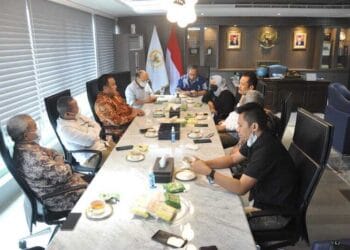 Pertemuan Wakil Ketua DPR Rahmat Gobel dan Pemimpin Redaksi Media