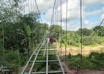 UEA Bangun Lagi Jembatan Gantung ‘Indiana Jones’ di Lebak