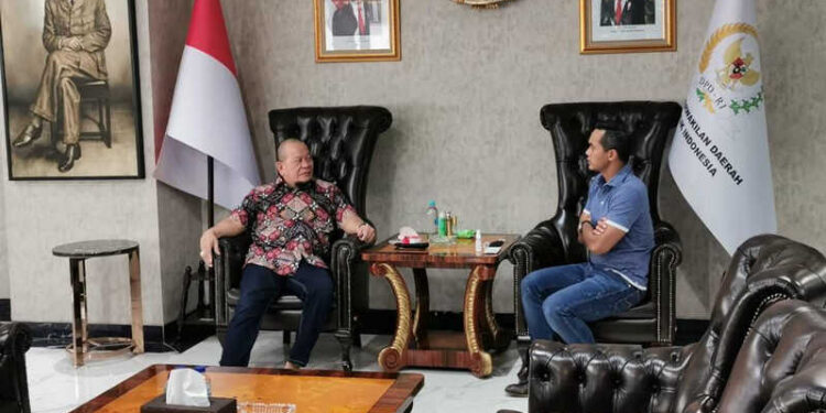 LaNyalla Dukung Anindya Bakrie Jadi Calon Ketum Kadin