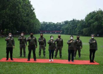 Kunjungi Kelapa Dua,  Puan Minta Brimob Tingkatkan Kemampuan sebagai Pasukan Elit