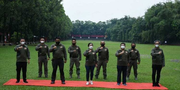 Kunjungi Kelapa Dua,  Puan Minta Brimob Tingkatkan Kemampuan sebagai Pasukan Elit