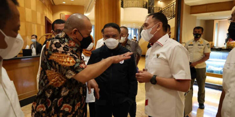 Bertemu Menpora dan Ketum PSSI, LaNyalla: Masyarakat Sudah Merindukan Liga Indonesia