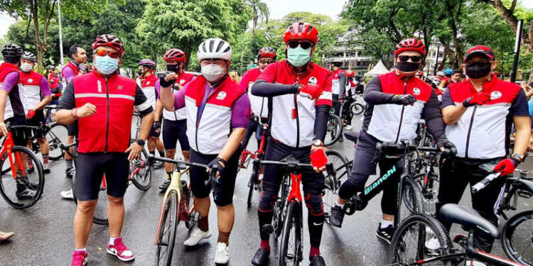 Gowes Bareng GBK-Monas, PDIP Dorong Wartawan Hidup Sehat