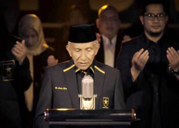 Amien Rais Resmi Deklarasikan Partai Ummat, Menantunya Ridho Rahmadi Ditunjuk Jadi Ketua Umum