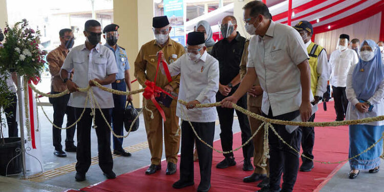 Peresmian Pasar Pariaman, Mendag Harapkan Peningkatan Perekonomian Daerah