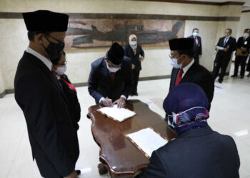 Sekjen DPD RI Rahman Hadi Lantik Pejabat Fungsional Setjen DPD RI