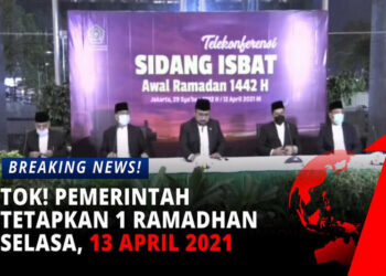 Pemerintah Tetapkan 1 Syawal 1442 H Jatuh Pada 13 Mei