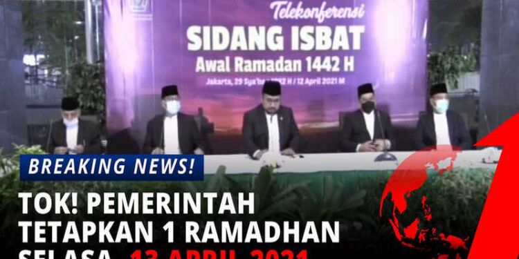 Pemerintah Tetapkan 1 Syawal 1442 H Jatuh Pada 13 Mei