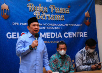 Resmikan Media Center, Partai Gelora Bidik 1 Juta Kader