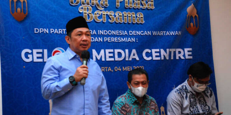 Resmikan Media Center, Partai Gelora Bidik 1 Juta Kader