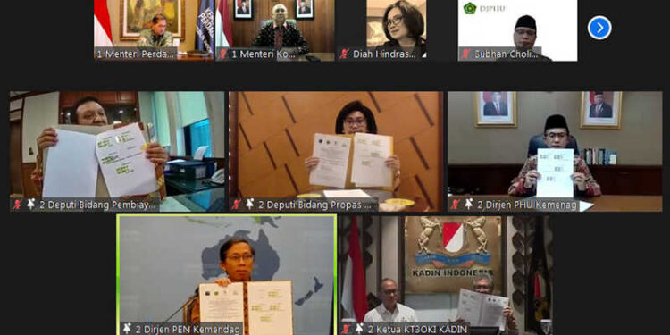 Sinergi Kementerian Perdagangan, Kementerian Agama, Kementerian Koperasi dan UKM, serta Kadin Tingkatkan Peran UKM untuk Suplai Kebutuhan Haji dan Umrah