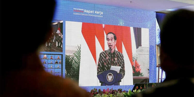 Buka Rapat Kerja Kemendag, Presiden RI: Cintai Produk Dalam Negeri