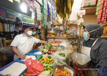 Pantau Pasar Pedurungan Semarang, Upaya Jaga Stabilisasi Harga Bapok