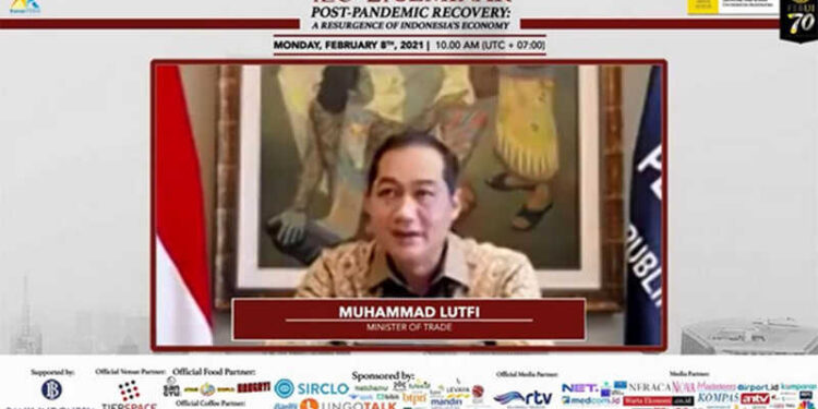 Dorong Pemulihan Ekonomi melalui Peningkatan Ekspor Nonmigas, Mendag Lutfi: Buka Pasar Indonesia dan Optimalkan Perjanjian Internasional