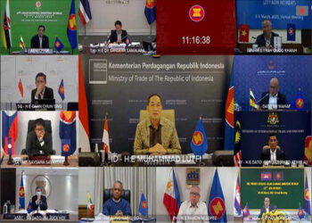 Para Menteri Ekonomi ASEAN Dukung Program Pelaku Usaha ASEAN dalam Pemulihan Ekonomi ASEAN Pasca Pandemi Covid-19