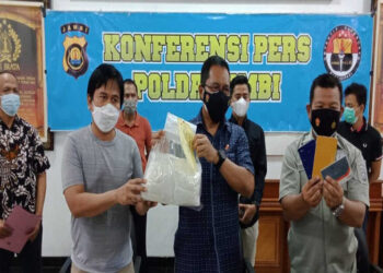 Polda Jambi Amankan Kurir Sabu-sabu 3 Kg dari Sebuah Travel