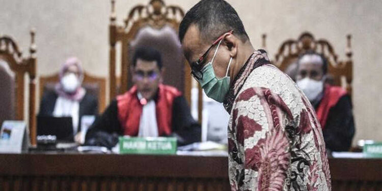 Edhy Prabowo Dituntut 5 Tahun, Denda Rp 400 Juta, Bayar Uang Pengganti Rp10 Miliar dan Hak Politiknya Dicabut