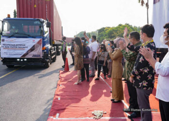 Kemendag Lepas Ekspor Produk Tisu ke Pasar Global