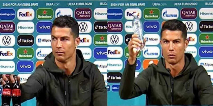 Insiden ‘Botol’ Ronaldo Buat Saham Coca-cola Anjlok Rp 3,38 Kuadriliun