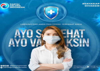 Partai Gelora Minta Kader di Daerah Berpartipasi Dalam Program Vaksinasi