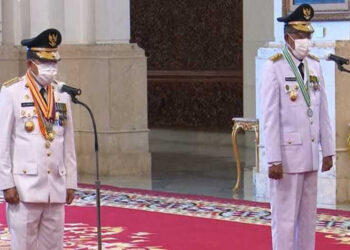 Al Haris dan Abdullah Sani Dilantik Jadi Gubernur-Wagub Jambi