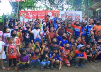 Permata Peduli Gandeng Seruni Pertiwi dan SWI Gelar Peringatan Kemerdekaan di Kampung Legok Nyenang