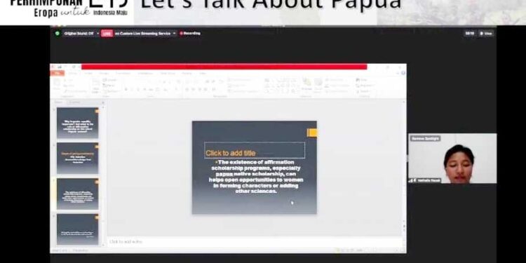 Dana Otsus untuk Pendidikan Terbuka Luas, Mahasiswi Asli Papua: Kami Bisa Mendapatkan Peluang