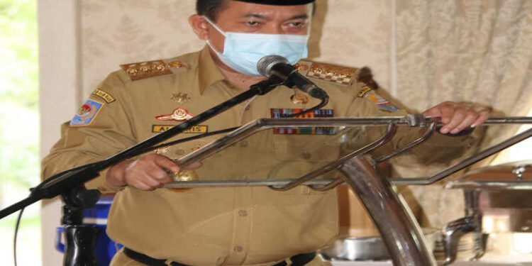 Pimpin Rapat di Tanjabtim, Al Haris: Kita Perkuat Sinergitas Penanggulangan Covid-19