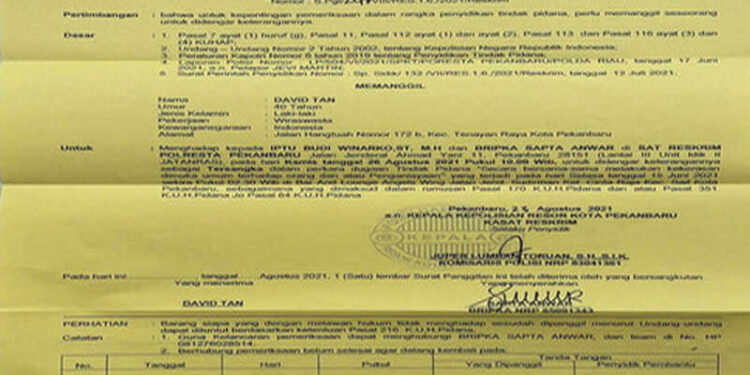 Pengusaha Umrah dan Haji Ini Lapor ke Propam Mabes Polri, karena Dizalimi Oknum Polisi di Pekanbaru