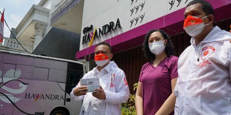 DPR Tinjau Klinik Terapi Covid-19 aaRP dr Karina